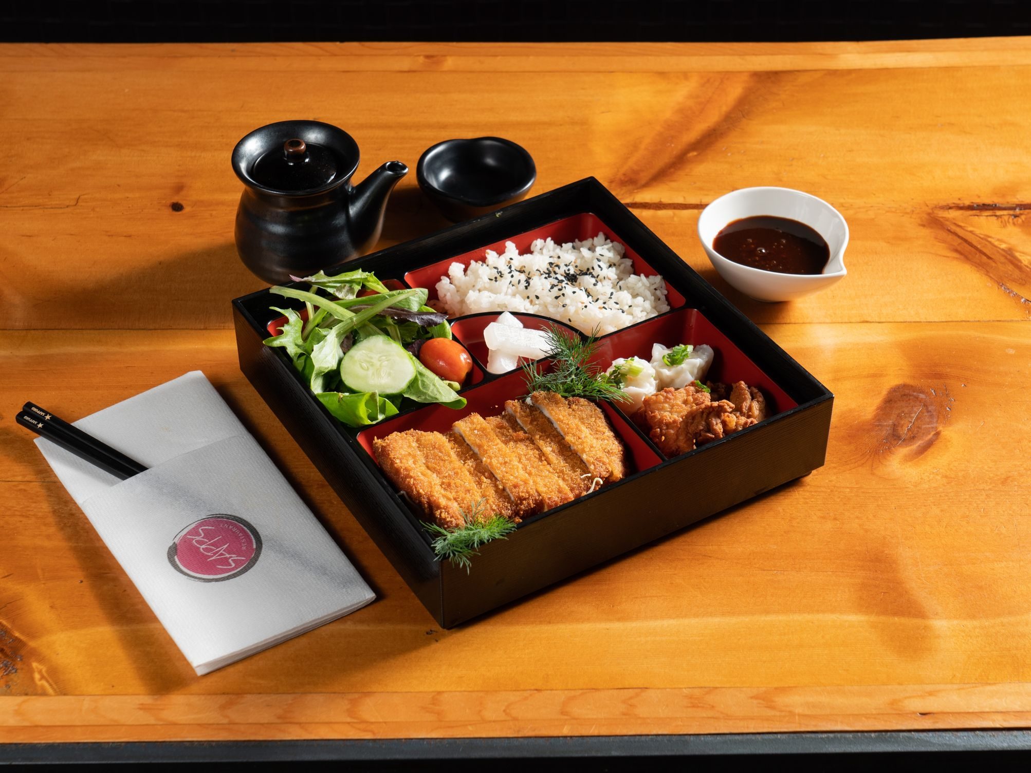 Pork Katsu Bento Box Lunch Special.
