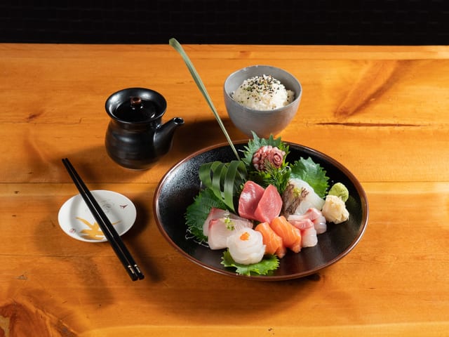 Sashimi Dinner.