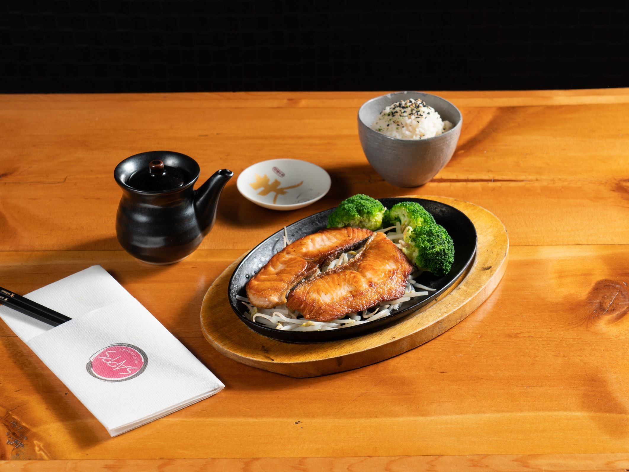 Salmon Teriyaki.