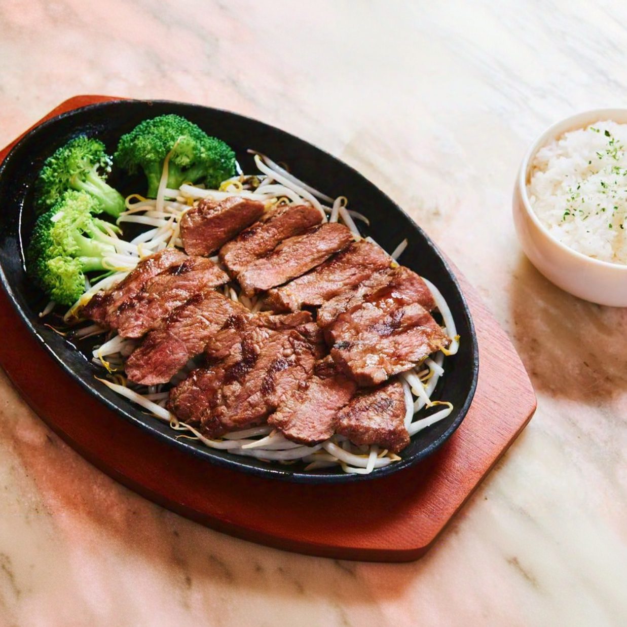 Steak Teriyaki.