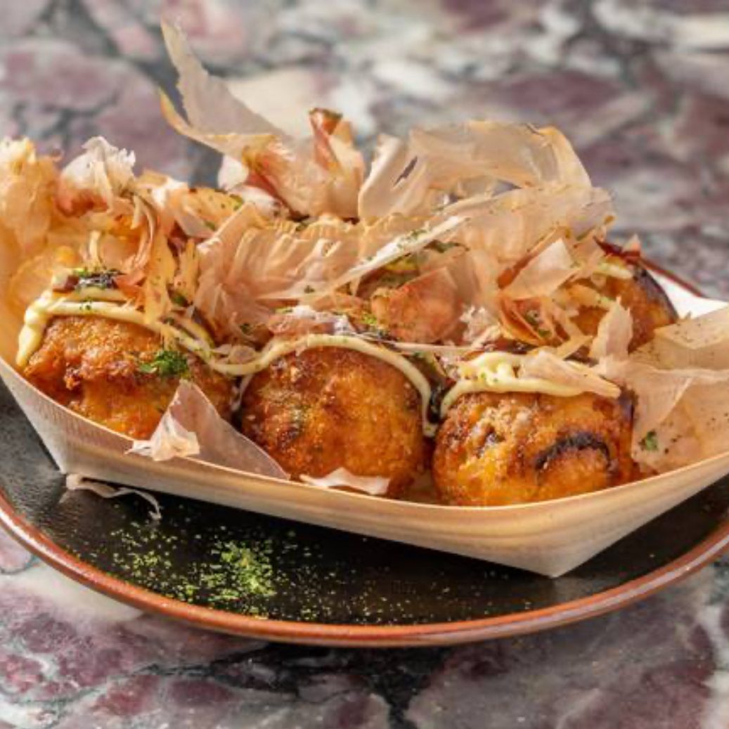 Takoyaki.