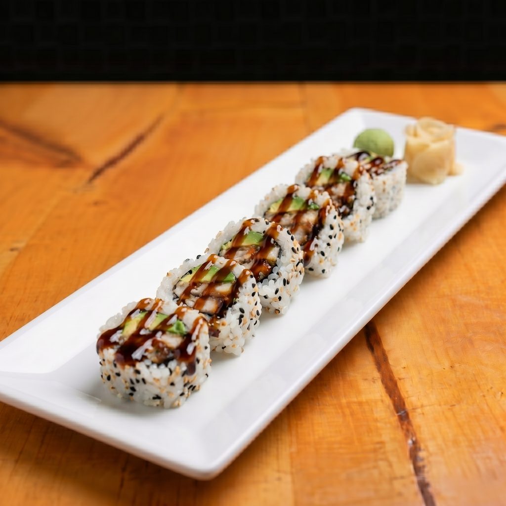 Eel and Avocado Roll.