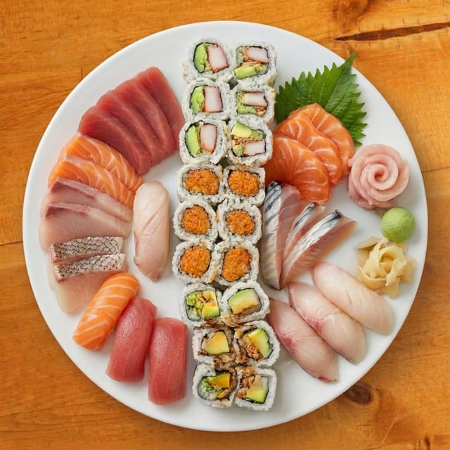 Sushi and Sashimi for 2.