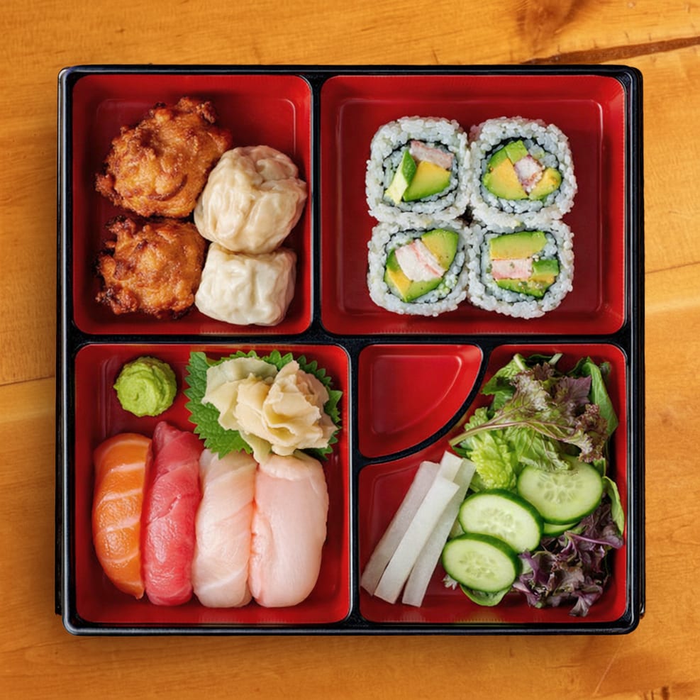 Sashimi Bento Box Lunch Special.