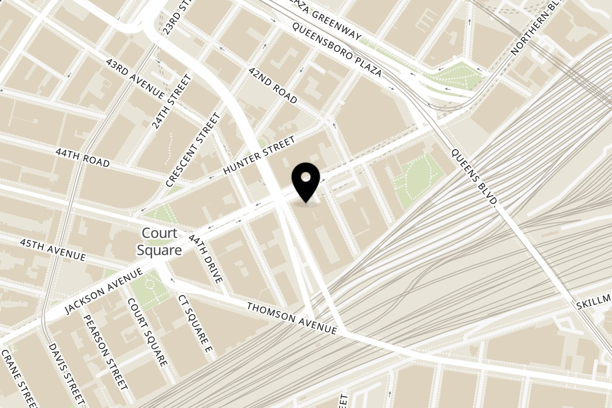 Map showing the location of Sapps NYC Long Island City on 27-26 Jackson Ave in Long Island City